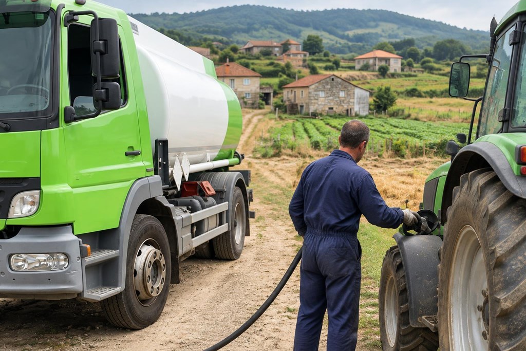 Foto 1 Distribución de gasóleo a domicilio en Tomiño