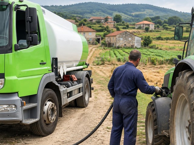 Distribución de gasóleo a domicilio en Tomiño
